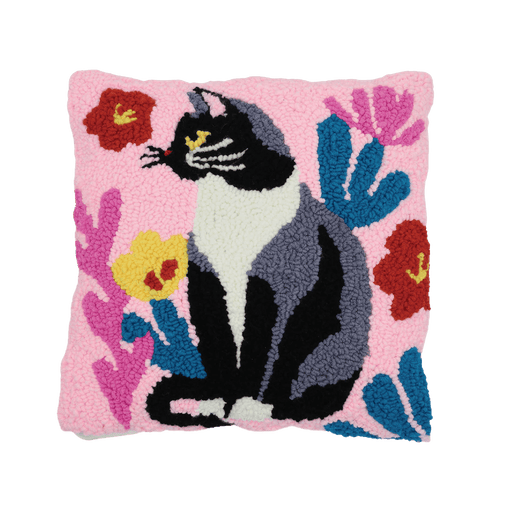 Broderie - CAT PUNCH NEEDLE CUSHION KIT Arts & Crafts