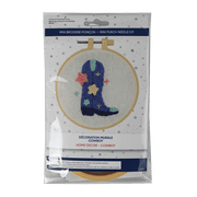 Broderie - COWBOY MINI PUNCH NEEDLE KIT Arts & Crafts