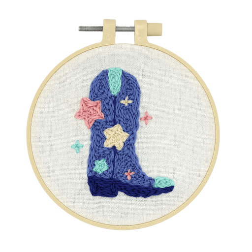Broderie - COWBOY MINI PUNCH NEEDLE KIT Arts & Crafts