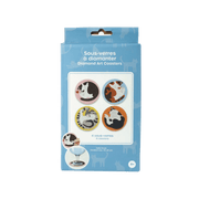 Broderie - DIAMOND ART DIY COASTER SET - CATS Arts & Entertainment