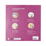 Broderie - DIAMOND ART DIY TRAY - FLOWERS Arts & Entertainment