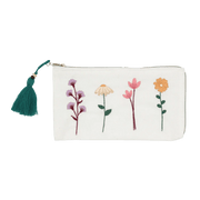 Broderie - FLOWER EMBROIDERY POUCH KIT Arts & Entertainment