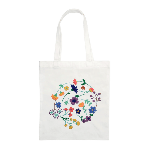 Broderie - FLOWER TOTE BAG EMBROIDERY KIT Arts & Crafts