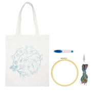 Broderie - FLOWER TOTE BAG EMBROIDERY KIT Arts & Crafts