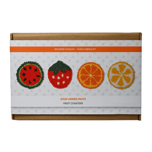 Broderie - FRUITS PUNCH NEEDLE COASTER KIT Arts & Crafts