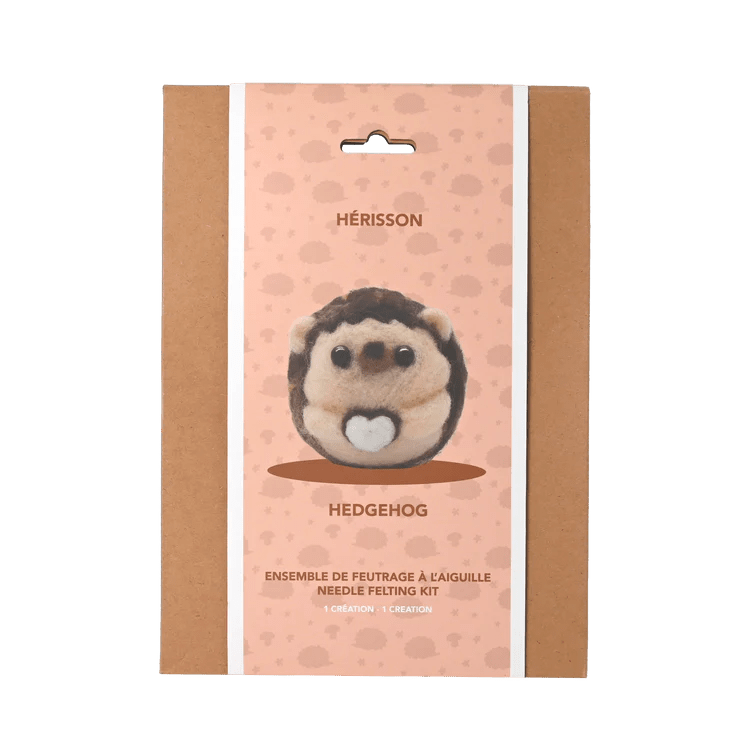Broderie - HEDGEHOG NEEDLE FELTING KIT Arts & Entertainment