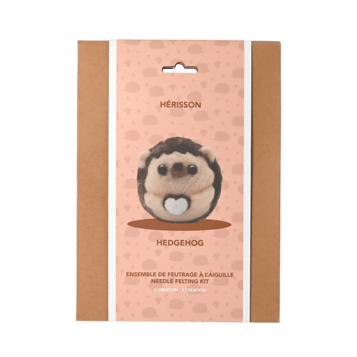 Broderie - HEDGEHOG NEEDLE FELTING KIT Arts & Entertainment