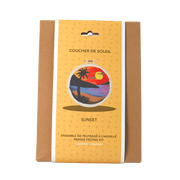 Broderie - ISLAND SUNSET NEEDLE FELTING KIT Arts & Entertainment
