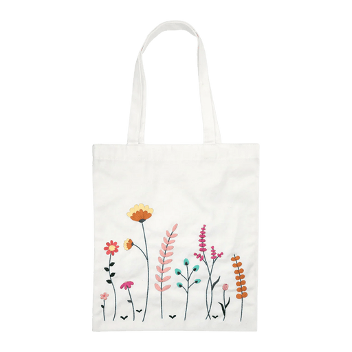 Broderie - MEADOW FLOWERS TOTE BAG EMBROIDERY KIT Arts & Crafts