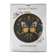 Broderie - MIDNIGHT BUTTERFLY EMBROIDERY KIT Toys & Games