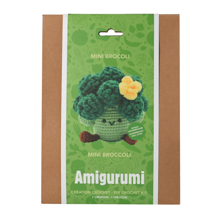 Broderie - MINI BROCOLI BUDDY DIY CROCHET KIT Arts & Entertainment