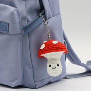 Broderie - MINI MUSHROOM DIY CROCHET KEYRING KIT Arts & Entertainment