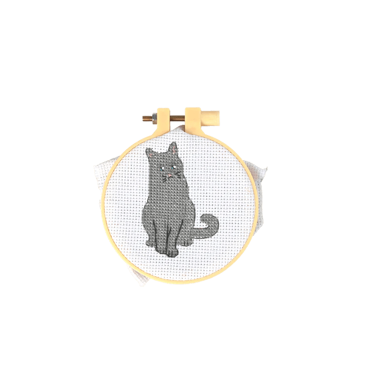 Broderie - MITTENS KITTY CROSS STITCH KIT Arts & Entertainment
