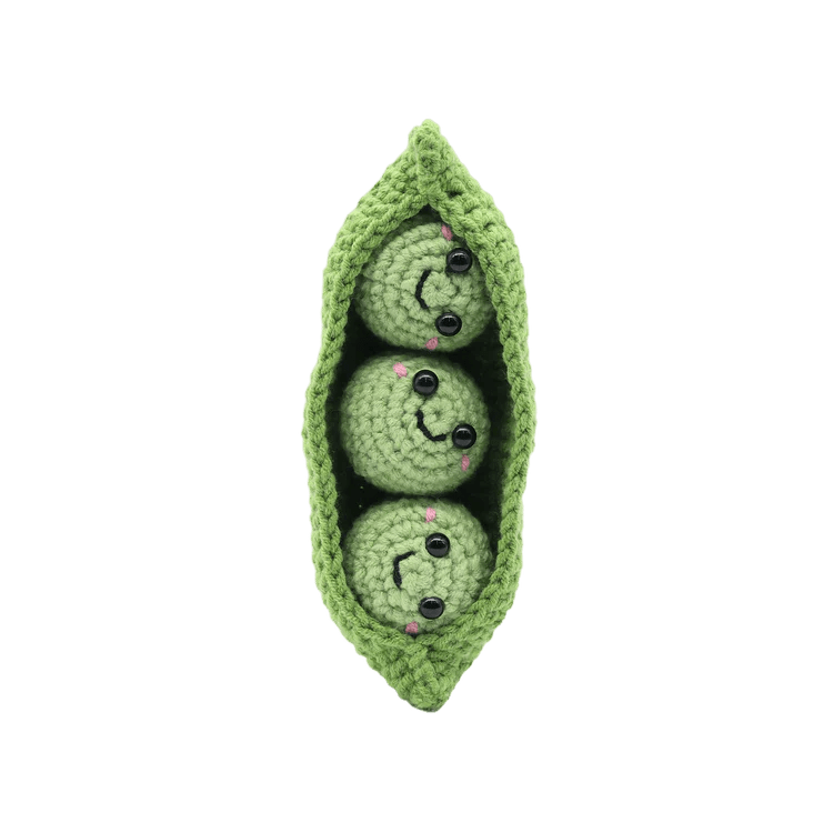 Broderie - PEAS IN A POD DIY CROCHET KEY RING KIT Arts & Entertainment