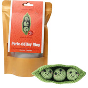 Broderie - PEAS IN A POD DIY CROCHET KEY RING KIT Arts & Entertainment