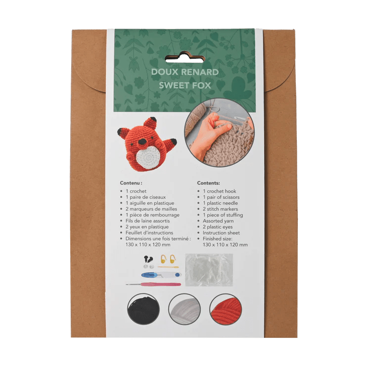 Broderie - SWEET FOX DIY CROCHET KIT Arts & Entertainment