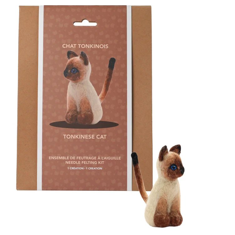 Broderie - TONKINESE CAT NEEDLE FELTING KIT Arts & Entertainment
