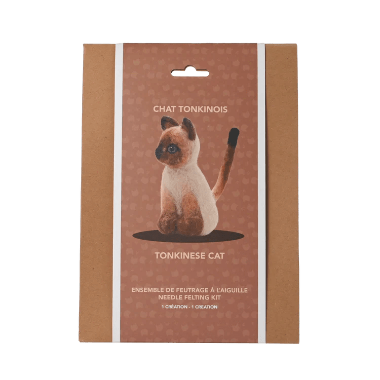 Broderie - TONKINESE CAT NEEDLE FELTING KIT Arts & Entertainment
