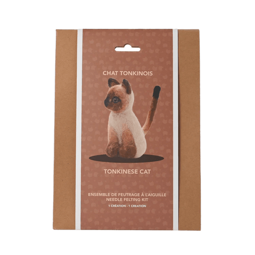 Broderie - TONKINESE CAT NEEDLE FELTING KIT Arts & Entertainment