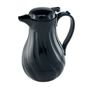 Browne - Beverage Server, Swirl Push Button, 20oz/0.59L, Black Home & Kitchen