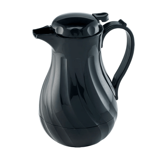 Browne - Beverage Server, Swirl Push Button, 20oz/0.59L, Black Home & Kitchen