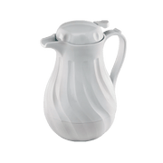 Browne - Beverage Server, Swirl Push Button, 20oz/0.59L, White Home & Kitchen