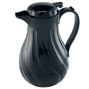Browne - Beverage Server, Swirl Push Button, 40oz/1.2L, Black Home & Kitchen