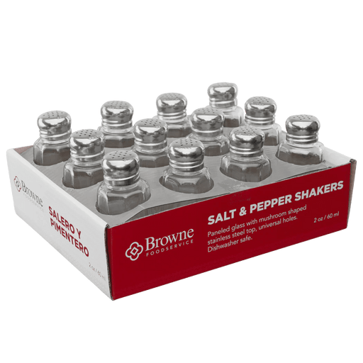 Browne - Cheese Shaker, Plastic, 12oz/355ml, 5.6x3"/14.2x7.6cm, 4 Pack Home & Kitchen