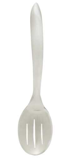 Browne - ECLIPSE Spoon, Slotted, 10"/25.4cm, 18/8 SS, Satin Finish Home & Kitchen