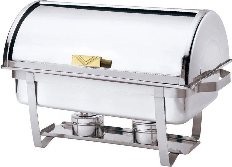 Browne - Economy Roll Top Chafer, 9qt/8.5L, 25.5x15.25x15"/64.8x38.7x38.1cm, 18/8 SS Home & Kitchen