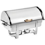 Browne - Economy Roll Top Chafer, 9qt/8.5L, 25.5x15.25x15"/64.8x38.7x38.1cm, 18/8 SS Home & Kitchen