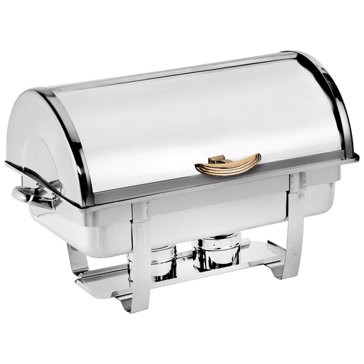 Browne - Economy Roll Top Chafer, 9qt/8.5L, 25.5x15.25x15"/64.8x38.7x38.1cm, 18/8 SS Home & Kitchen