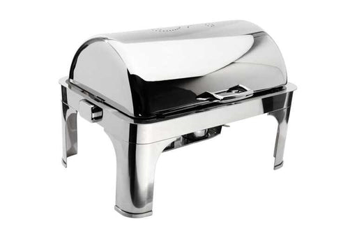 Browne - HARMONY Rectangular Chafer, Roll Top Cover, 9qt/8.5L, 26.5x21.5x17.5", SS, Mirror Finish Home & Kitchen