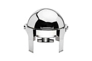 Browne - HARMONY Round Chafer with Roll Top Cover,7qt/6.6L, 22.5x20"/57.2x50.8cm, SS, Mirror Finish Home & Kitchen