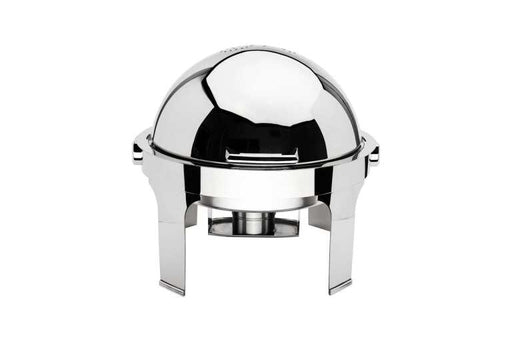 Browne - HARMONY Round Chafer with Roll Top Cover,7qt/6.6L, 22.5x20"/57.2x50.8cm, SS, Mirror Finish Home & Kitchen
