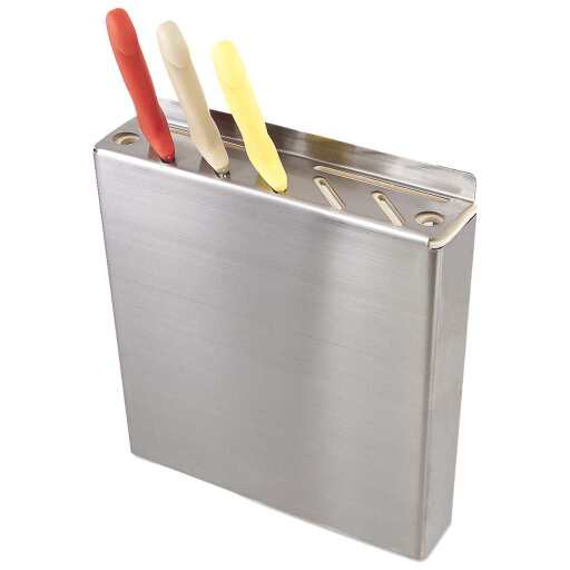 Browne - Knife Rack, Hold 5 knives, 12x12.4x2.5"/30x32.7x6.35cm, SS Home & Kitchen