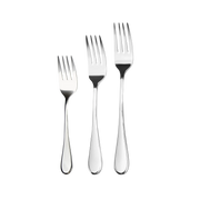 Browne - LUMINO Dinner Fork, 8.5"/21.6cm, 18/0 SS, Mirror Finish Home & Kitchen