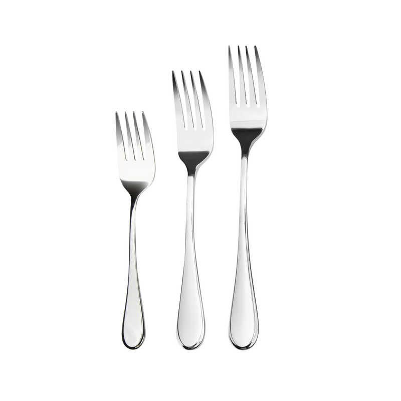 Browne - LUMINO Dinner Fork, 8.5"/21.6cm, 18/0 SS, Mirror Finish Home & Kitchen