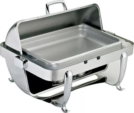 Browne - OCTAVE Rectangular Chafer, Full Size, Dripless, w/Roll top cover, 9qt/8.5L, 26.5x21.5x16", SS Home & Kitchen