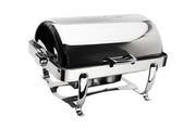Browne - OCTAVE Rectangular Chafer, Full Size, Dripless, w/Roll top cover, 9qt/8.5L, 26.5x21.5x16", SS Home & Kitchen