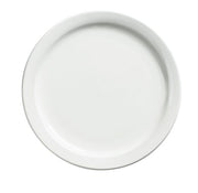 Browne - Palm Dinner Plate - White - Porcelain | Diameter 9.5 in / 24.1 cm