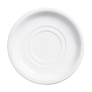 Browne - PALM Saucer, D - 5.5"/14cm, Porcelain, Double Well, White Home & Kitchen