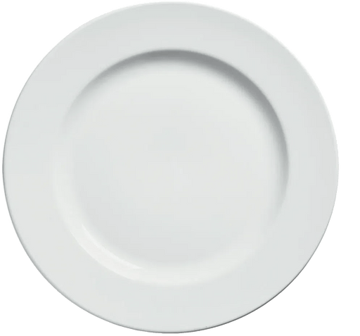 Browne - PALM Side Plate, 6.25"/15.9cm, Wide Rim, Porcelain, White Home & Kitchen
