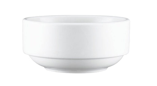 Browne - PALM Stacking Bowl, 10.5oz/310ml, 4.5x2.09"/11.4x5.3cm, Porcelain, White Home & Kitchen