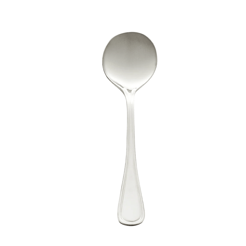 Browne - PARIS Round Soup Spoon, 7"/17.8cm, 18/0 SS, Mirror Finish Home & Kitchen