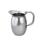 Browne - Pitcher, Bell Shaped, 68oz/2L, D - 8"/20.3cm, SS, Mirror Finish Home & Kitchen