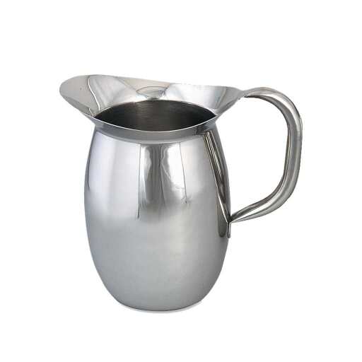 Browne - Pitcher, Bell Shaped, w/Ice Guard, 100oz/2.9L, 9"/22.9cm, SS Home & Kitchen
