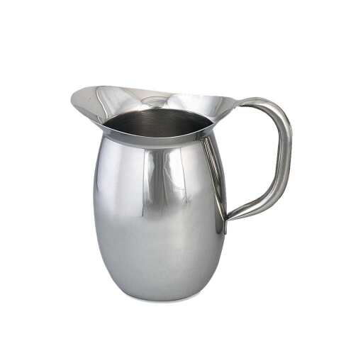 Browne - Pitcher, Bell Shaped, w/Ice Guard, 68oz/2L, 8"/20.3cm, SS Home & Kitchen