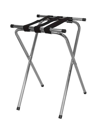 Browne - Powder Coated Deluxe Tray Stand, With double bar and 3 straps, 19.5x15x31.5"/49.5x38.1x80cm Home & Kitchen