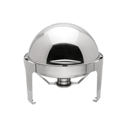 Browne - Rondo Round Chafer, w/Roll Top Cover, 7qt/6.6L, 22.5x20"/57.2x50.8cm, SS Home & Kitchen